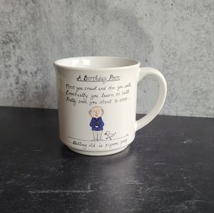 Vintage Happy Birthday Mug